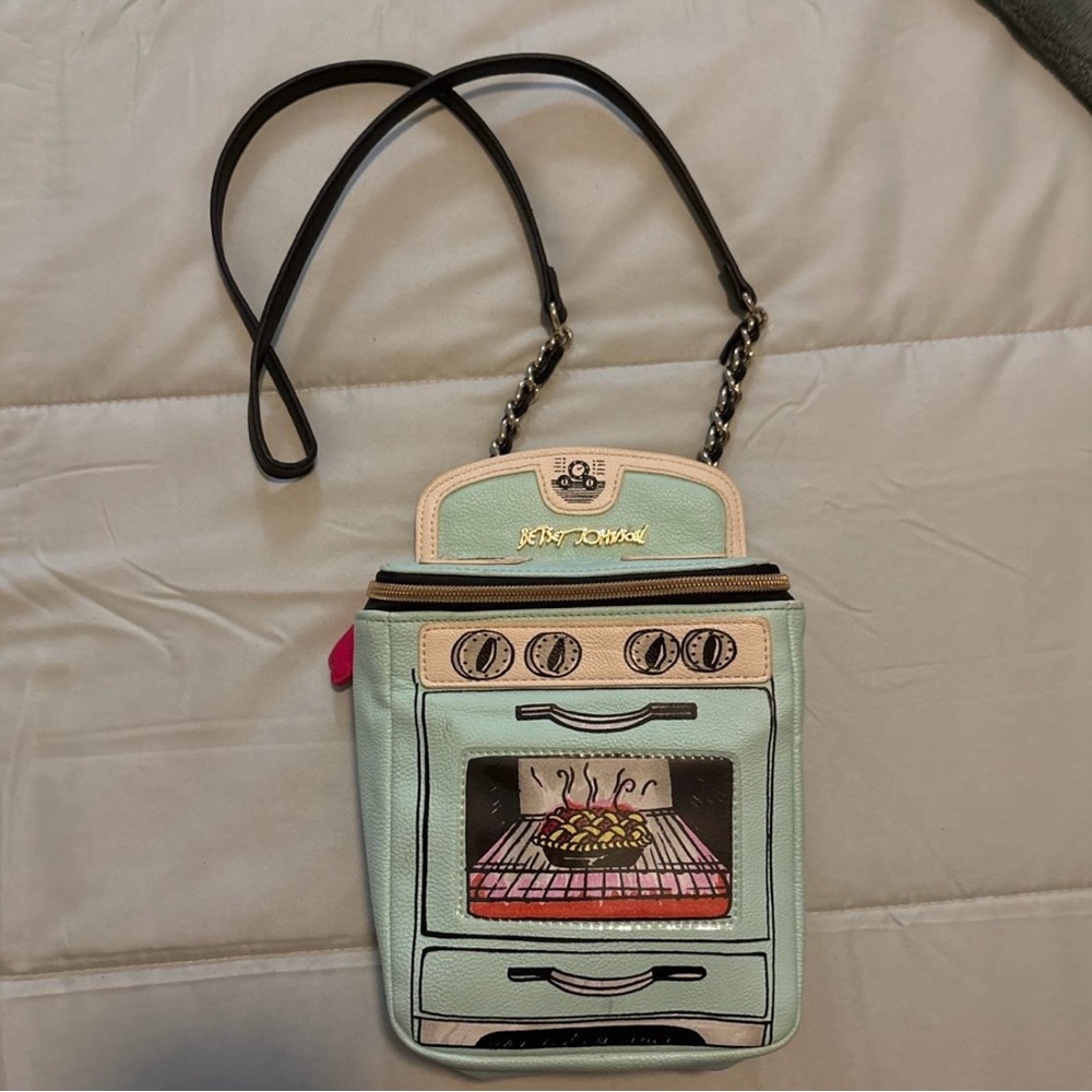 Betsey Johnson Mint Green Crossbody Bag